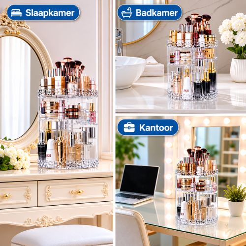 360° Draaibare Cosmetica Organizer