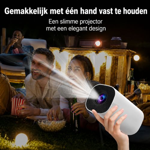 Draagbare Mini Projector WiFi 6 Full HD 4K