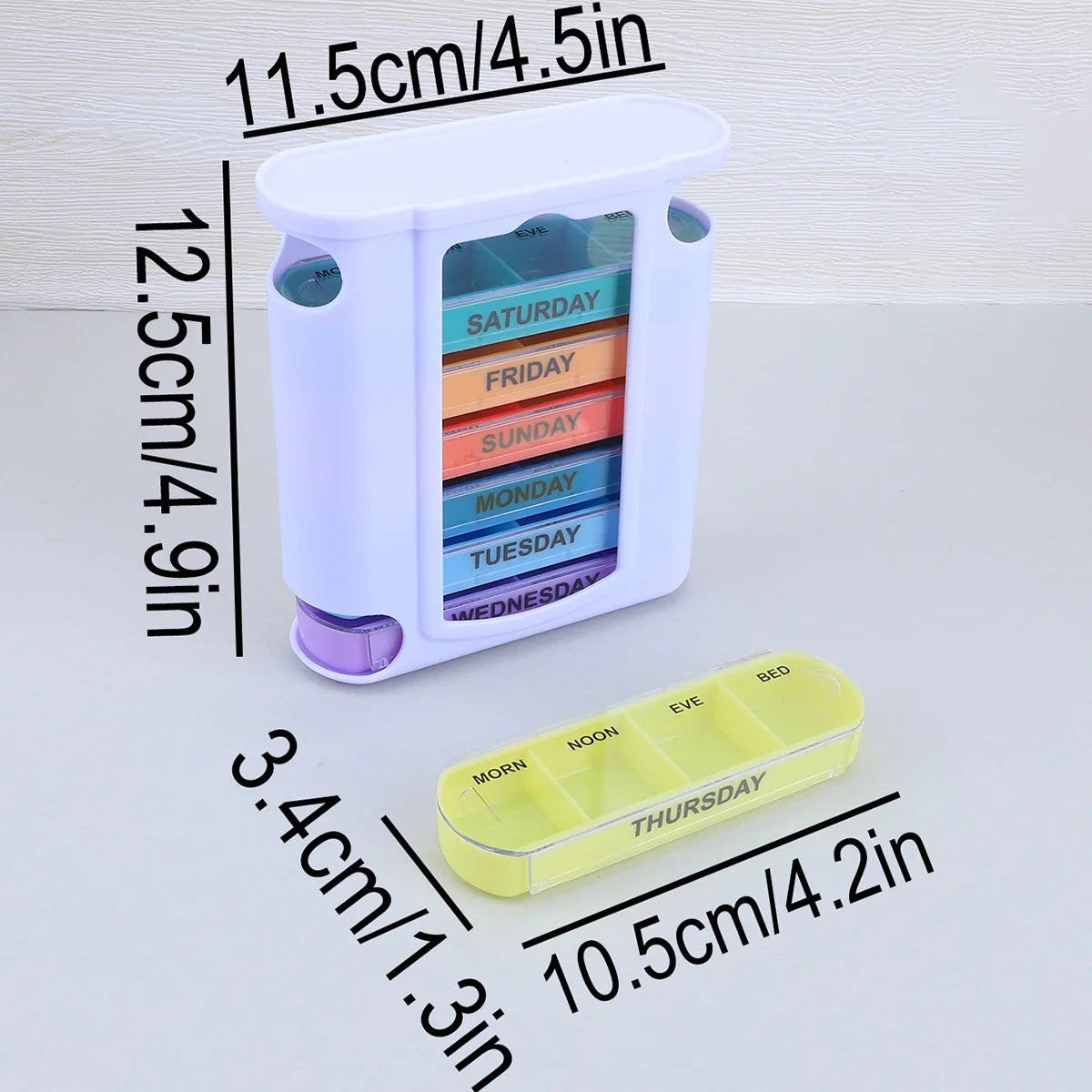 VitaCase 7 Dagen Wekelijkse Organizer