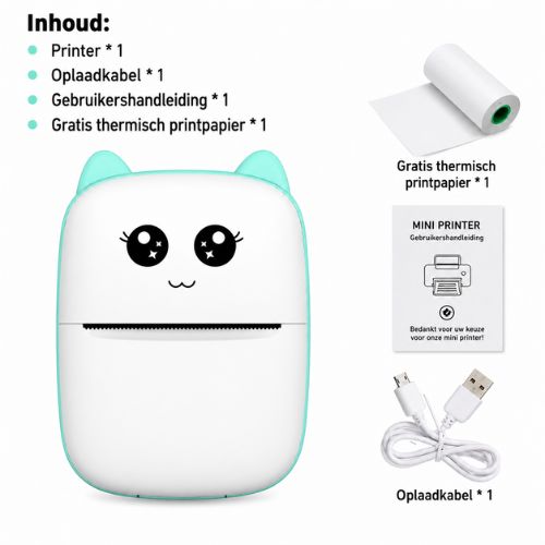 Draadloze Draagbare Mini Thermische Printer