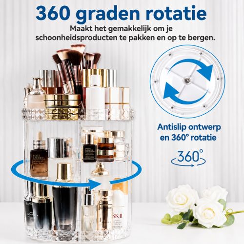 360° Draaibare Cosmetica Organizer
