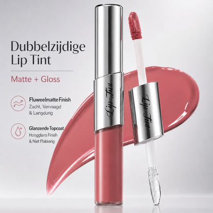 Perfect Twin Lip — Dubbelzijdige Vloeibare Lippenstift met Fluweelmatte Kleur en Glanzende Finish