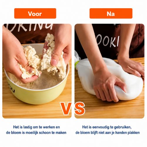Herbruikbare Siliconen Kneedzak voor Deeg