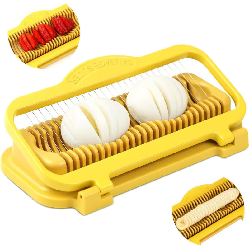 🔥LAATSTE DAG 50% KORTING🔥Eiersnijder voor Hardgekookte Eieren & Bananensnijder