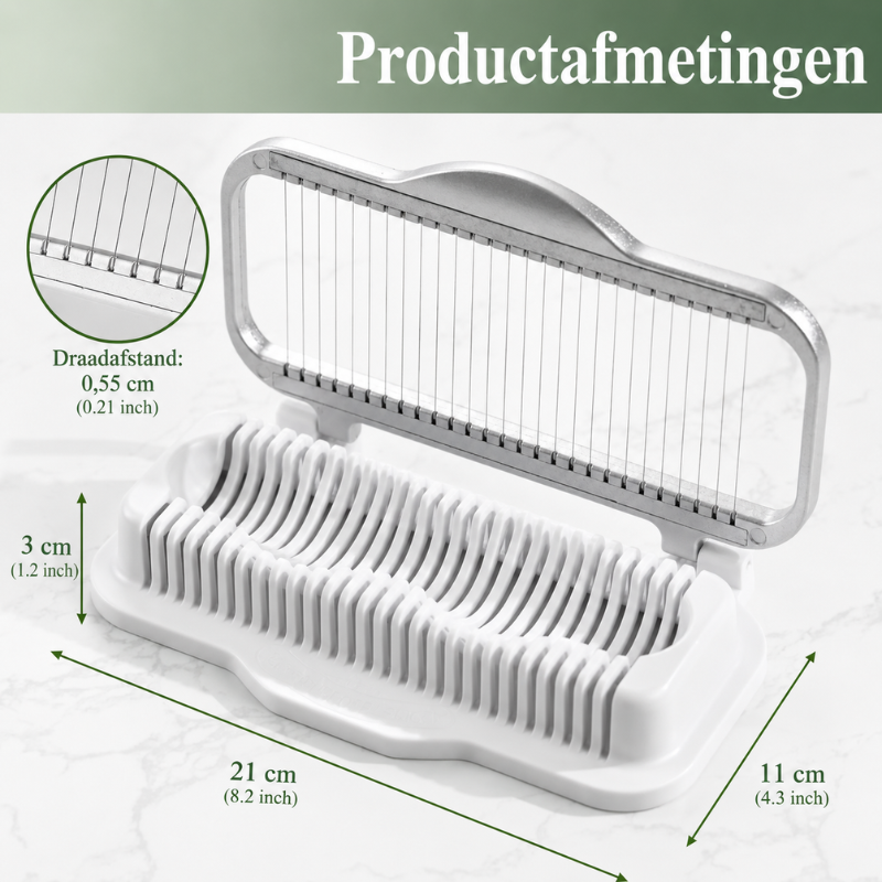 🔥LAATSTE DAG 50% KORTING🔥Eiersnijder voor Hardgekookte Eieren & Bananensnijder