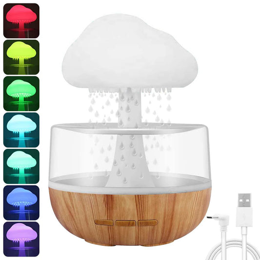 Regenwolk Luchtbevochtiger met LED-verlichting