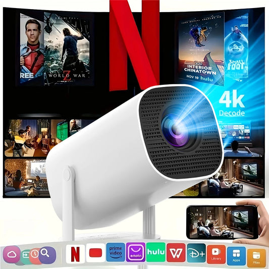 Draagbare Mini Projector WiFi 6 Full HD 4K